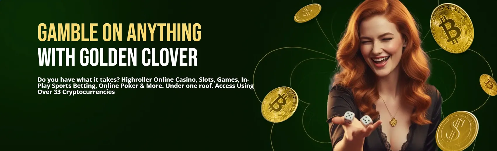 Casino Golden Clover Banner
